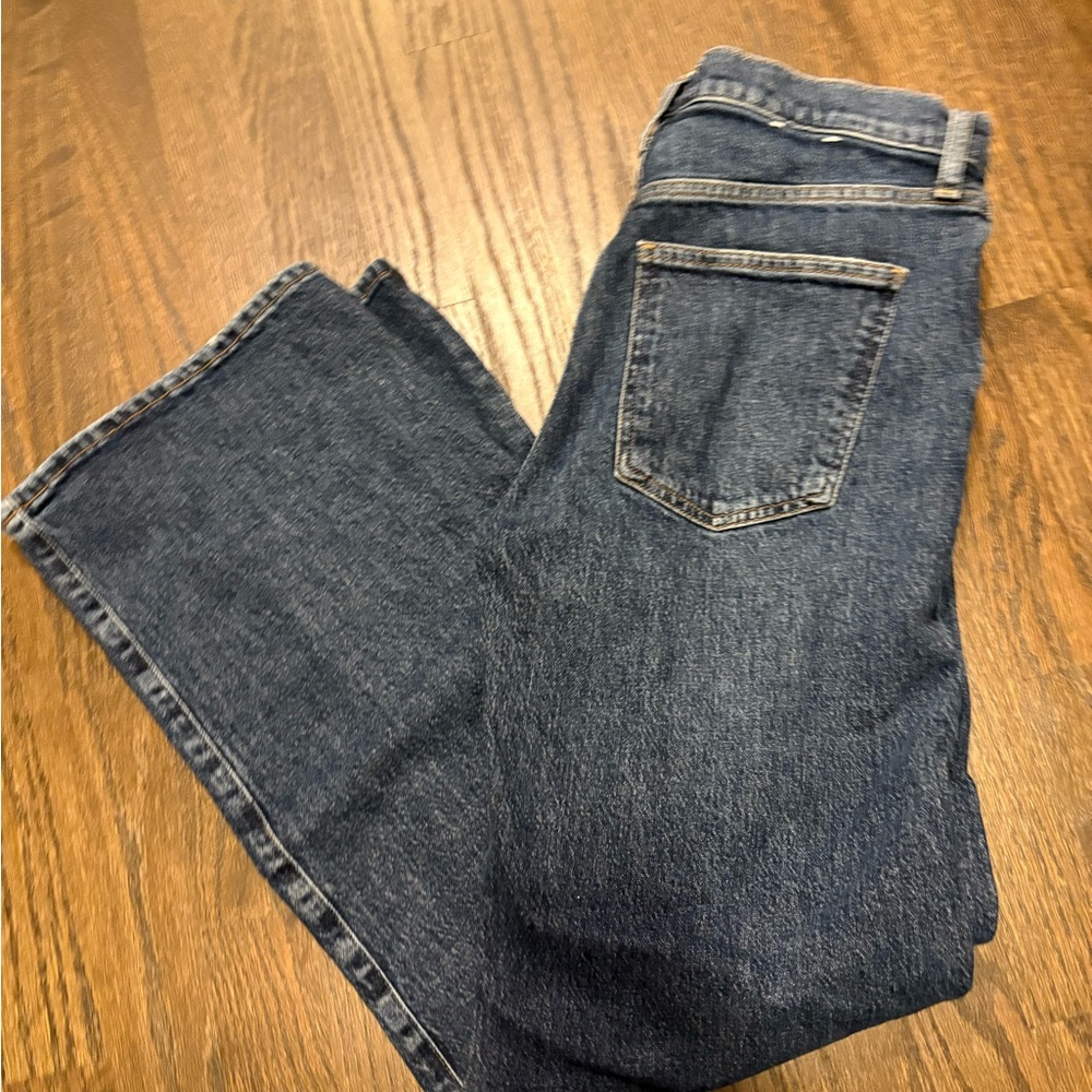 Agolde Blue Straight Jeans Classic Style